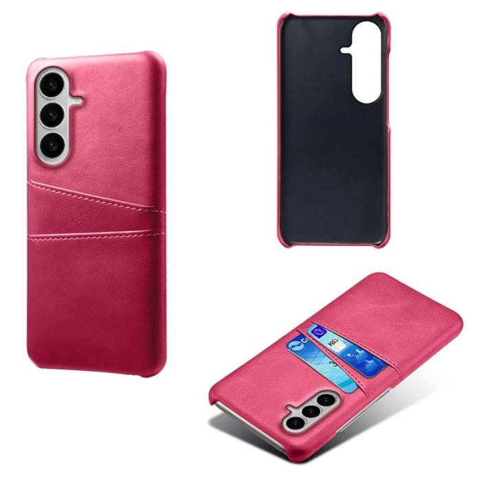 OEM - Samsung Galaxy S26 / S26 Pro Skal PU Läder + Hård PC - Rosa