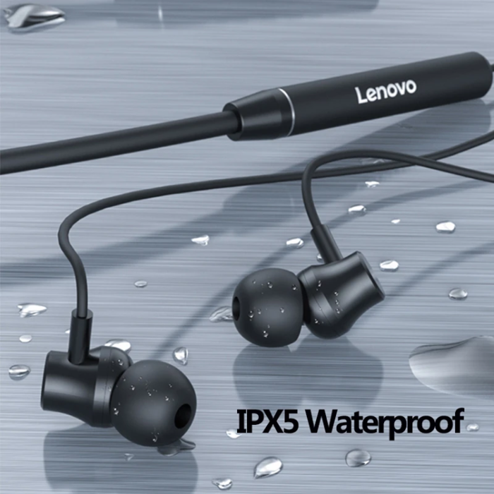 Lenovo - Lenovo QE03 Nackbands Hörlurar - Svart