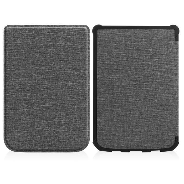 UTGATT1 - Pocketbook Lux 4/5/HD 3 Fodral Color/Touch - Ljusgrå