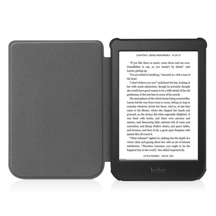 UTGATT1 - Pocketbook Lux 4/5/HD 3 Fodral Color/Touch - Ljusgrå