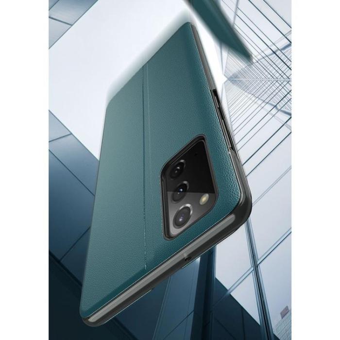 Ruhtel - Eco Leather View Fodral Galaxy A32 - Svart