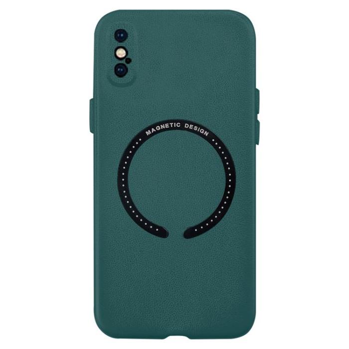 Boom of Sweden - BOOM iPhone XS Max Läderskal Magsafe - Grön