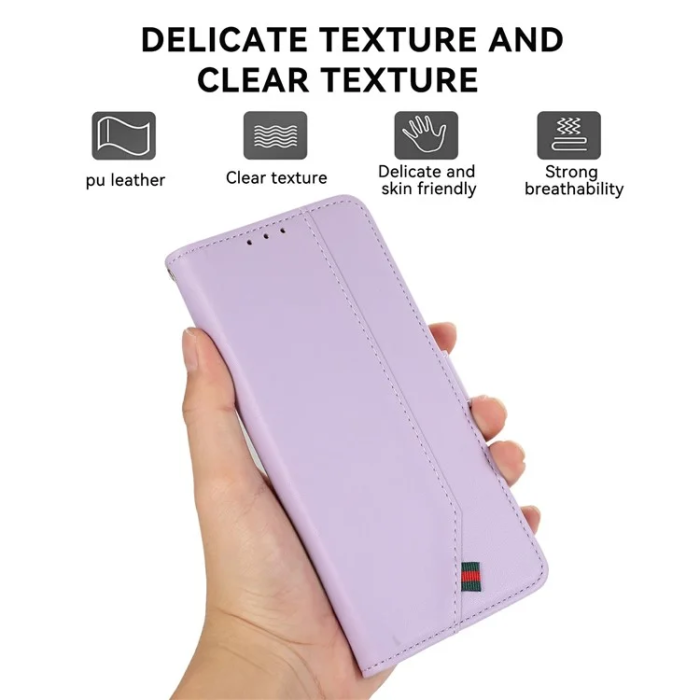 A-One Brand - Sony Xperia 1 VII Plånboksfodral RFID Läder - Lila