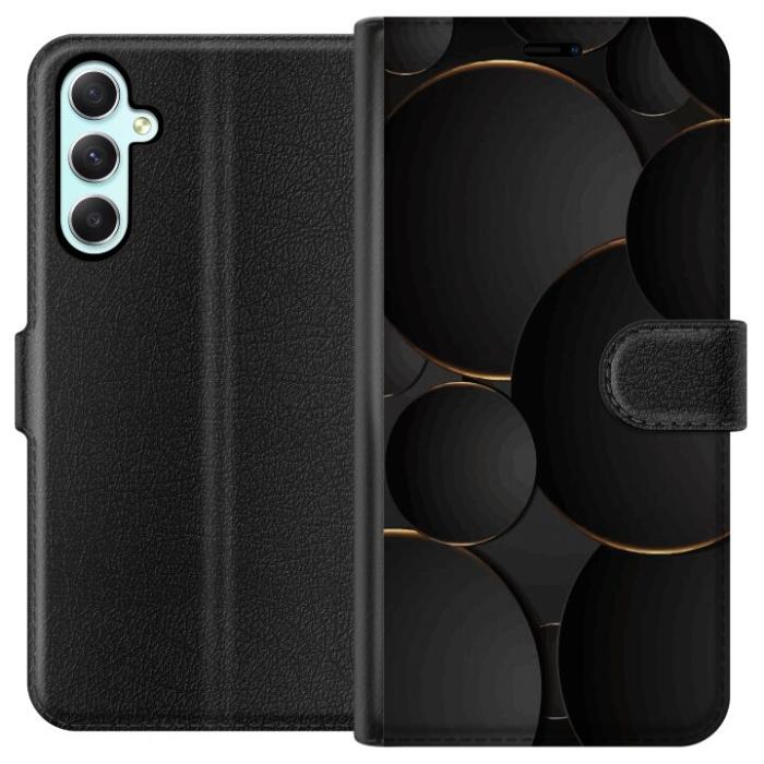 iSecrets - Plånboksfodral till Samsung Galaxy A34 med Lyxig Cirklar