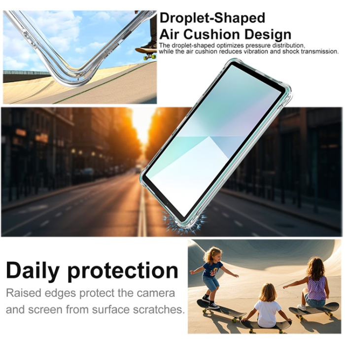 Imak - IMAK Sony Xperia 10 VII Mobilskal Airbag Shockproof TPU - Clear