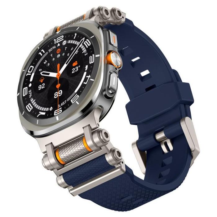 Boom of Sweden - Galaxy Watch Ultra (47mm) Armband Rotation Axis Silikon - Blå