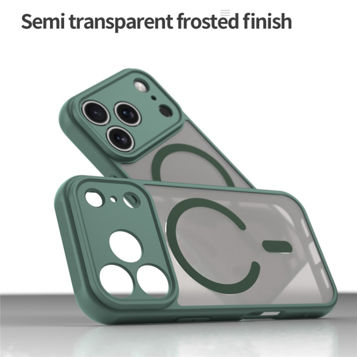 A-One Brand - iPhone 17 Pro Mobilskal MagSafe Anti Drop - Grön