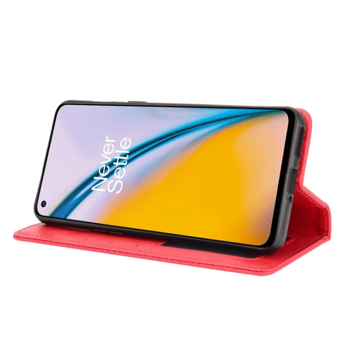 A-One Brand - OnePlus Nord 2 5G Plånboksfodral Retro Style Flip Stativ