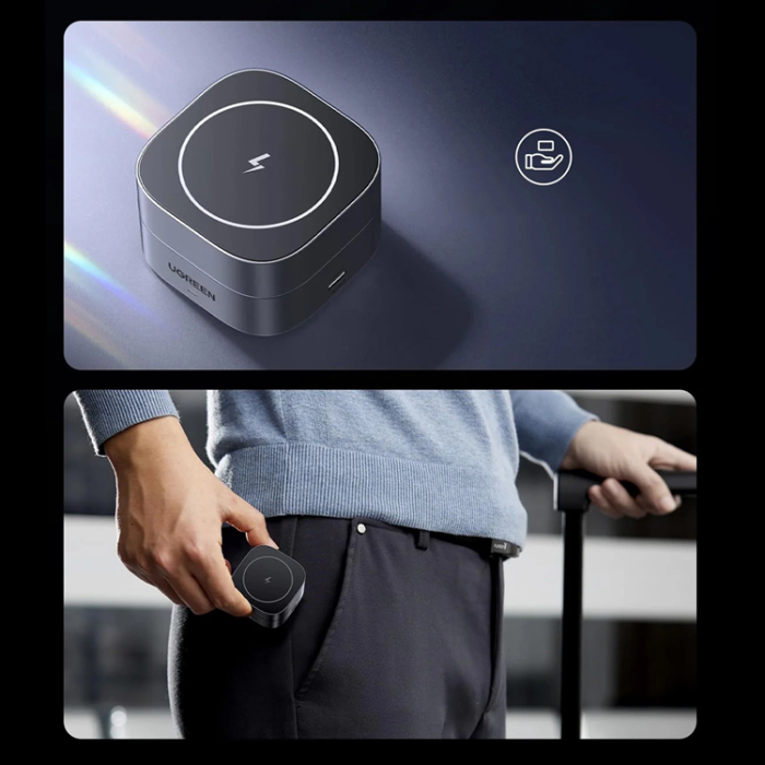 Ugreen - Ugreen 3-in-1 Trådlös Laddare Magsafe iPhone Apple Watch AirPods Qi - Svart