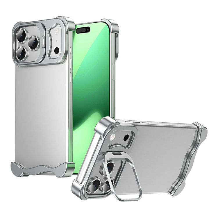 Mobilskal till iPhone 17 Pro Max Heat Dissipating Kickstand - Silver | 2353 | AlltMobil