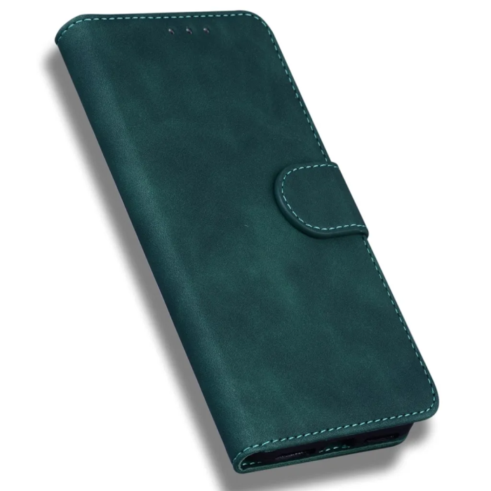 Taltech - iPhone 15 Plus Plånboksfodral Praktiskt - Grön