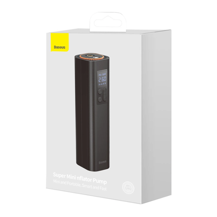 BASEUS - Baseus Mini bil luftkompressor cigarettändaruttag