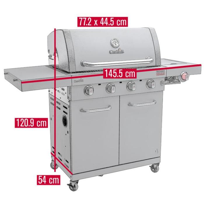 Char-Broil - Char-Broil Gasolgrill Professional POWER EDITION 4 140985