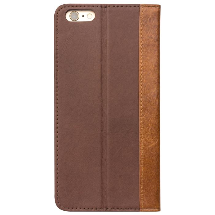 CoveredGear - CoveredGear Boston Wallet i äkta läder till iPhone 6(S) Plus - Brun