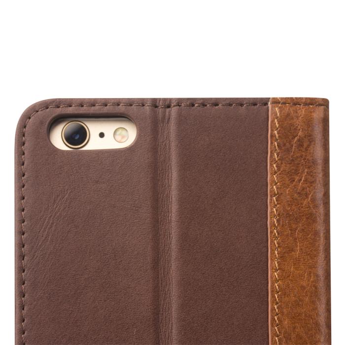 CoveredGear - CoveredGear Boston Wallet i äkta läder till iPhone 6(S) Plus - Brun