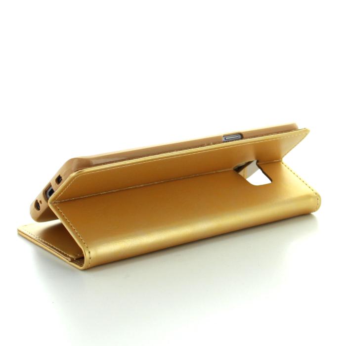 CoveredGear - CoveredGear Discover Wallet till Samsung Galaxy S6 Edge+ (Guld)
