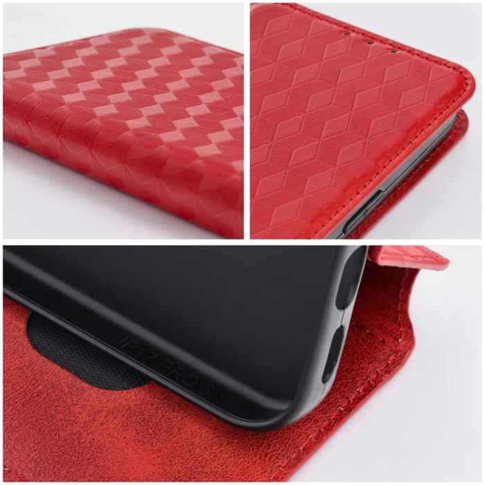 A-One Brand - Plånboksfodral För Galaxy S26 Plus Cubic - Röd