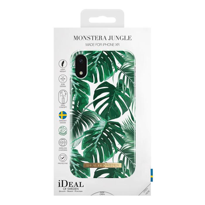 UTGATT5 - iDeal of Sweden Fashion skal iPhone XR Monstera Jungle