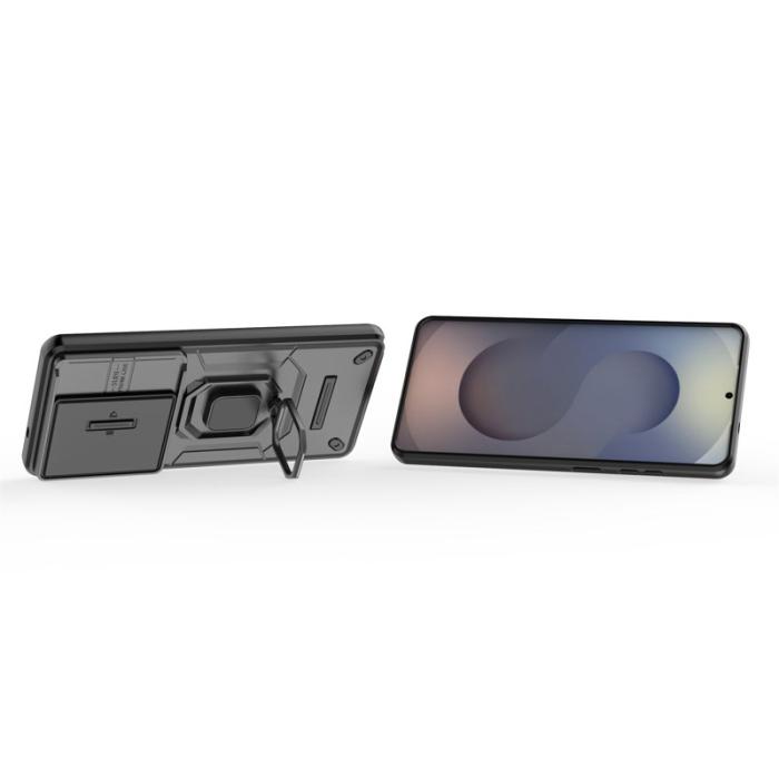 OEM - Mobilskal till Samsung Galaxy S26 Ultra Plast Kickstand Skydd - Svart
