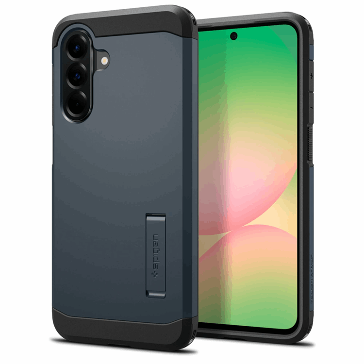 Spigen Mobilskal till Galaxy A56 5G Tough Armor - Metal Slate | 2353 | AlltMobil