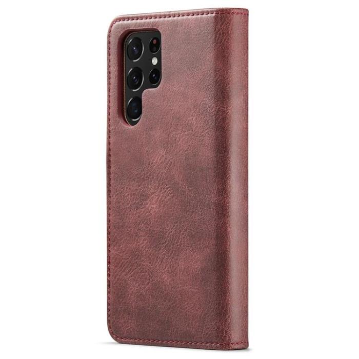 DG.MING - DG.MING 2 in 1 Detachable Fodral Galaxy S22 Ultra - Röd