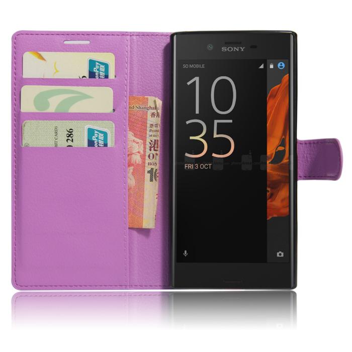 A-One Brand - Plånboksfodral till Sony Xperia XZ / XZs - Lila