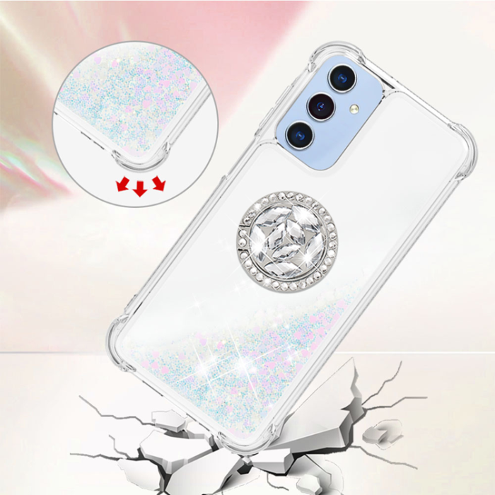 A-One Brand - Galaxy A17/A26 Mobilskal Kickstand Quicksand TPU - Laser