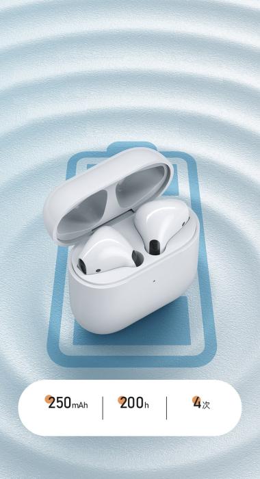 Remax - Remax TWS 10i Trådlösa Bluetooth 5.0 Hörlurar - Vit