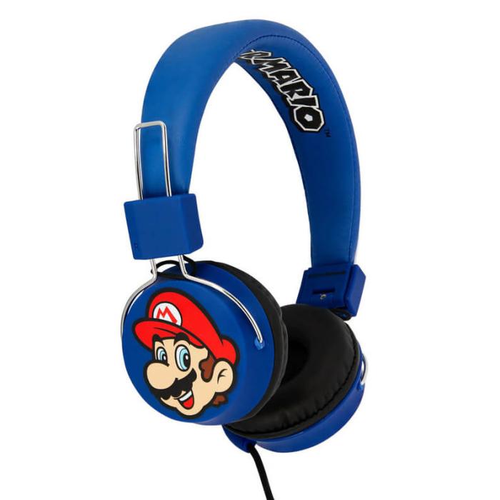 A-One Brand - SUPER MARIO Hörlur Tween On-Ear 100dB Mario & Luigi