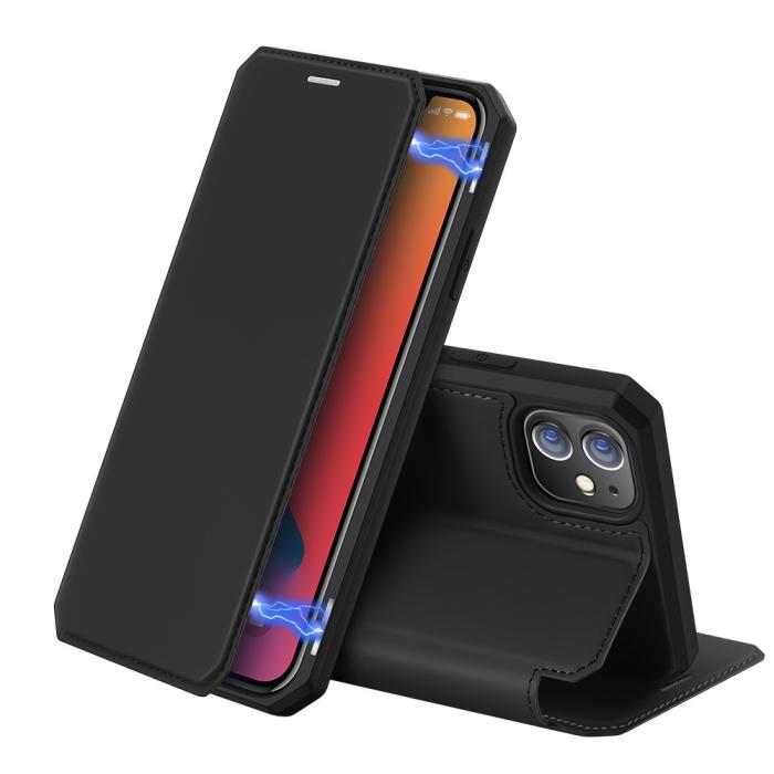 Dux Ducis - Dux Ducis Plånboksfodral iPhone 12 & 12 Pro - Svart