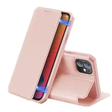 Dux Ducis - Dux Ducis Plånboksfodral iPhone 12 & 12 Pro - Rose Gold