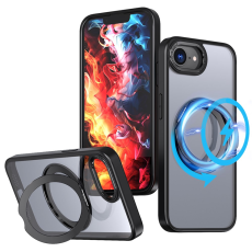 OEM - iPhone 16e Mobilskal MagSafe TPU + Acrylic Kickstand - Svart