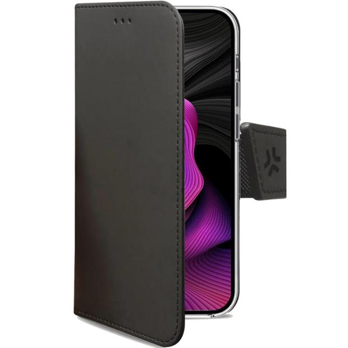 Celly - Celly iPhone 15 Plus Plånboksfodral Wally - Svart