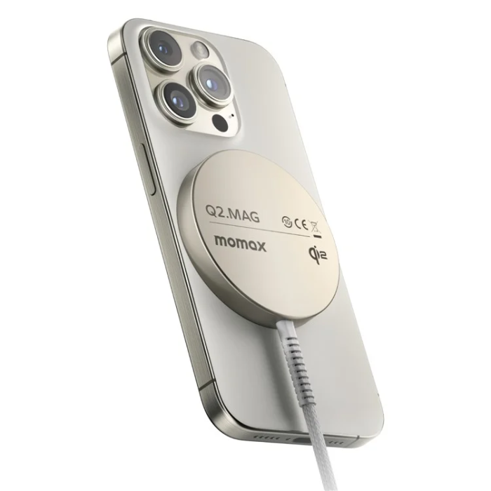 Momax - MOMAX Qi2 MagSafe Trådlös Laddare iPhone 15W