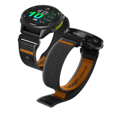 Spigen - Spigen Armband F&ouml;r Garmin Quickfit 22mm Active Athlex Air - Svart/Orange