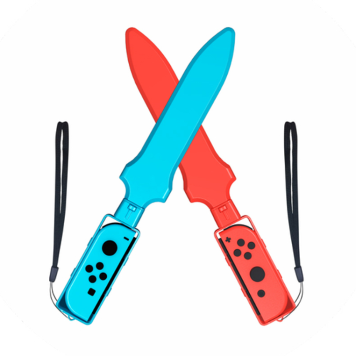A-One Brand - 10-i-1 Sport- & Familjepaket för Nintendo Switch – Röd/Blå