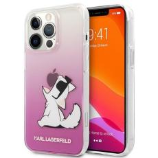 KARL LAGERFELD - Karl Lagerfeld iPhone 14 Pro Max Skal Choupette Fun - Rosa