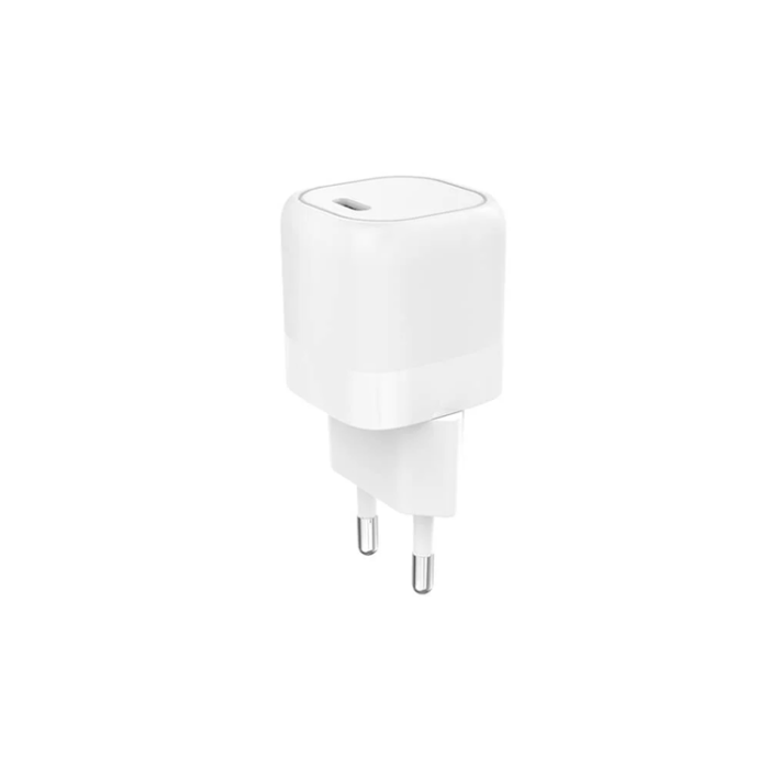 GEAR - Gear Snabbladdare 25W 1xUSB-C 220V, USB-C-USB-C 1m Kabel - Vit