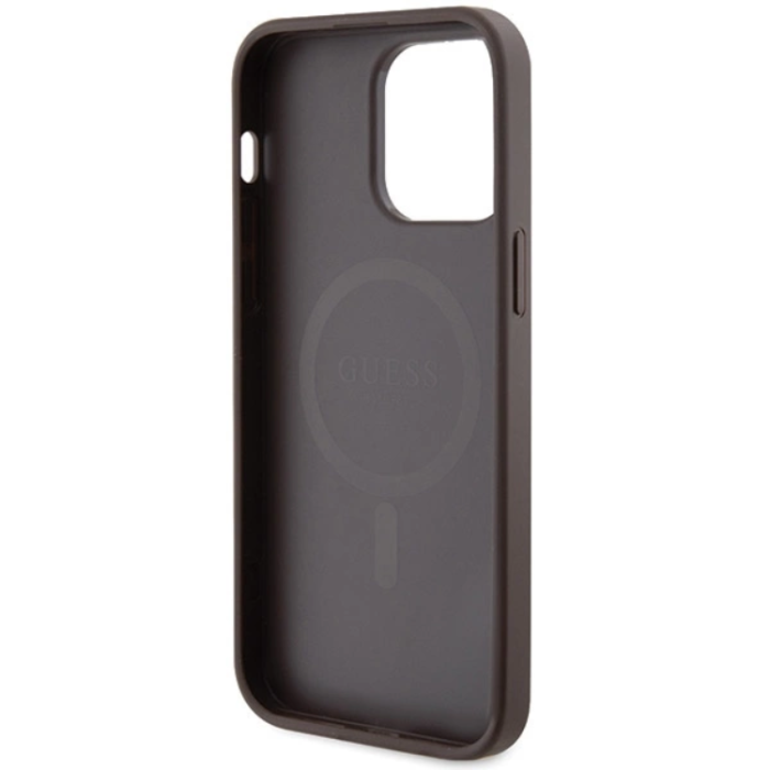 Guess - Guess iPhone 13 Pro Max Mobilskal Magsafe Collection - Brun