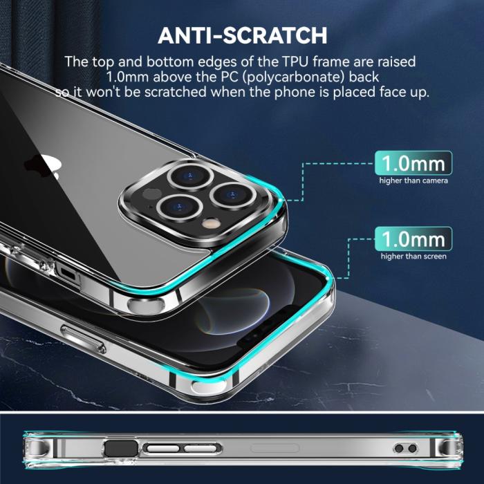 OEM - Gulnar Inte ShockProof Skal iPhone 13 Pro Max - Clear