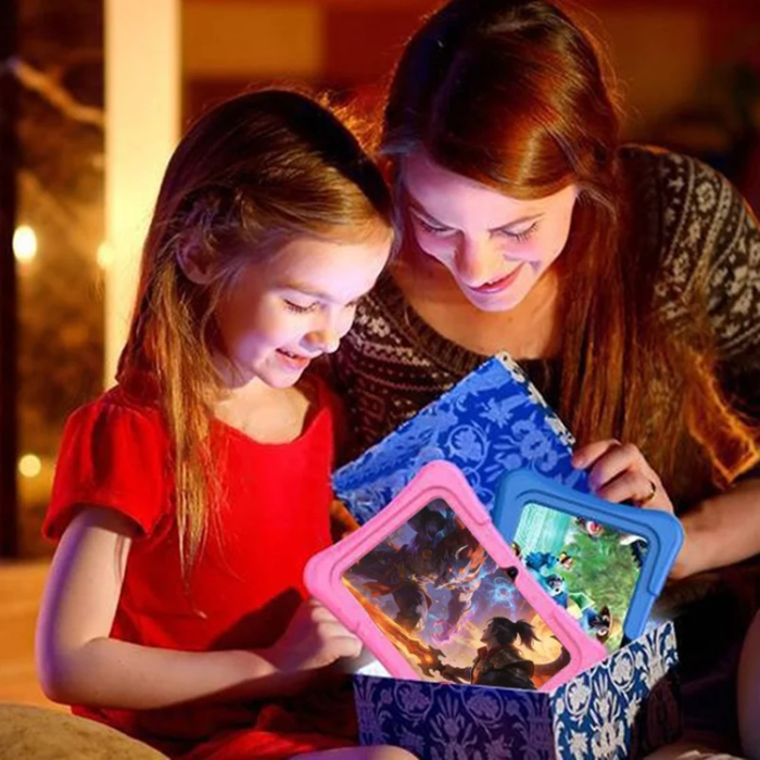 A-One Brand - Surfplatta För Barn Q11 1+16GB Dubbelkamera 7-tums HD-skärm - Rosa