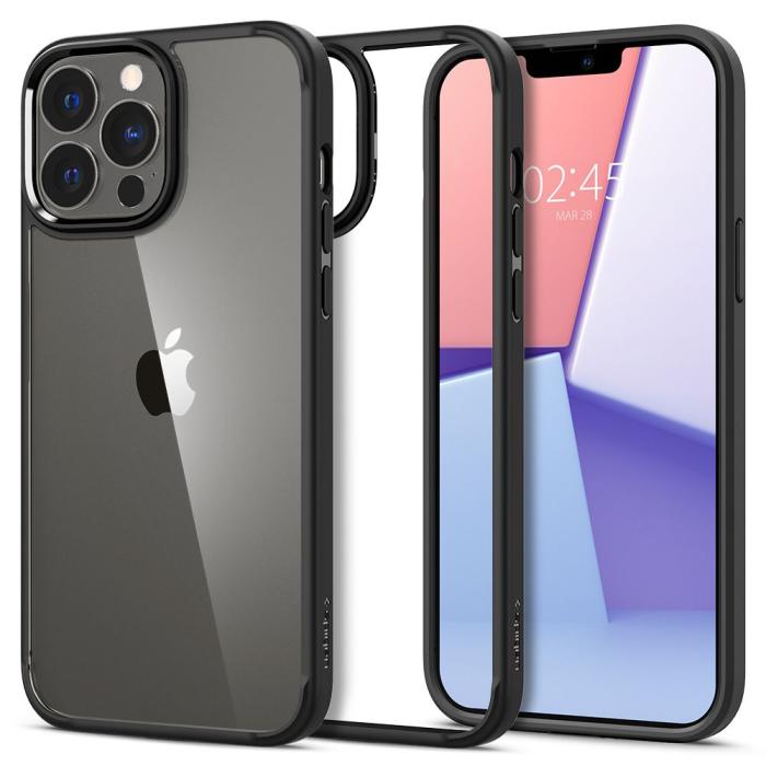 Spigen - Spigen Ultra Hybrid Skal iPhone 13 Pro Max - Matte Svart