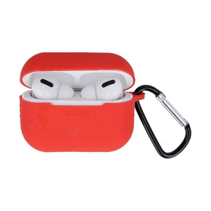 OEM - Airpods Pro fodral med krok - Skyddande, rött