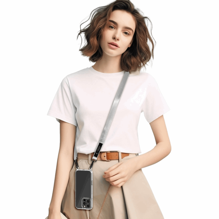 Tech-Protect - Tech-Protect Universal Mobilrem Crossbody C6S - Crayon Grå