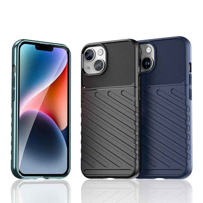 OEM - iPhone 15 Mobilskal Thunder Armored - Svart