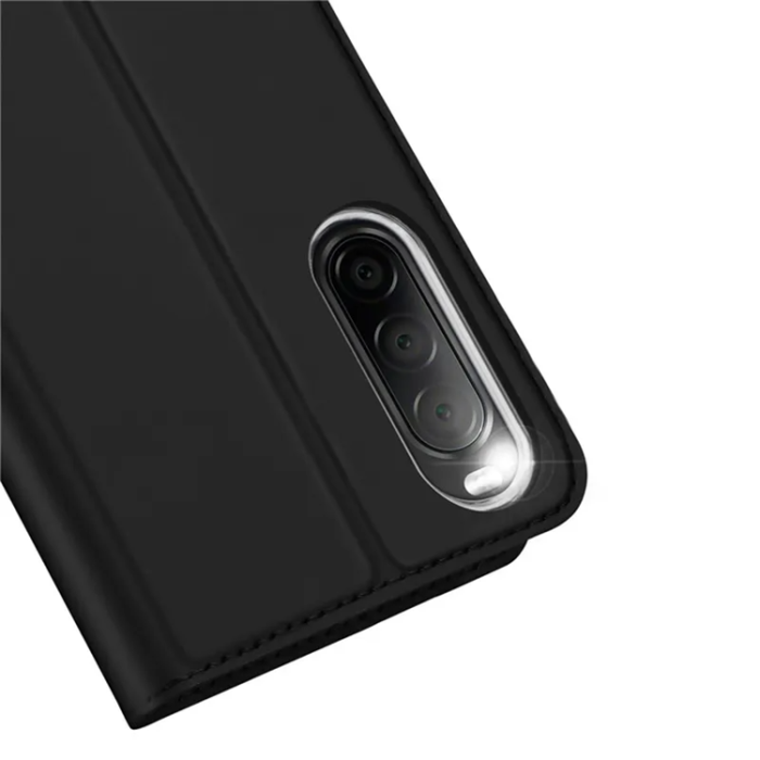 Dux Ducis - Dux Ducis Sony Xperia 10 V Plånboksfodral Skin Pro - Svart