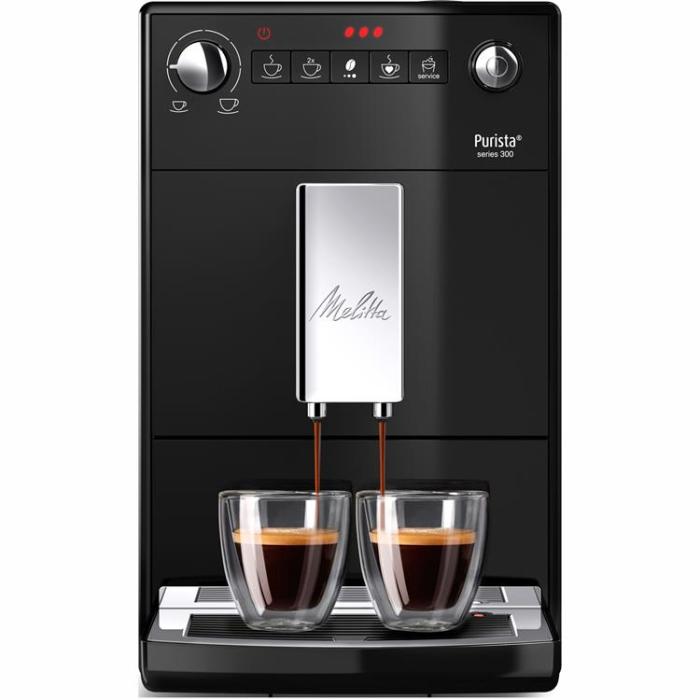 Melitta - Melitta Purista Svart Helautomatisk kaffemaskin