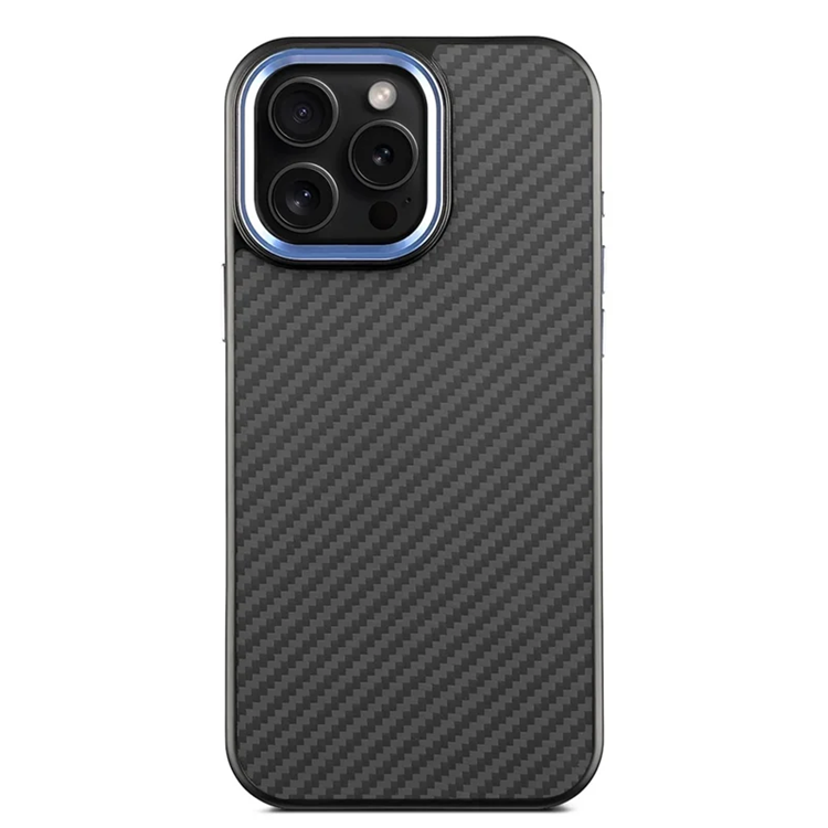 iPhone 16 Pro Mobilskal Magsafe Aramid Fiber - Blå | 2353 | AlltMobil