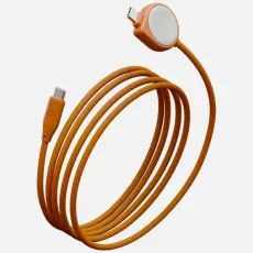 ENERGEA - Energea USB-C till USB-C 60W Kabel 1.5m med Apple Watch Laddare