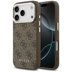 Guess - Guess iPhone 17 Pro Max Mobilskal MagSafe 4G Classic Logo - Brun